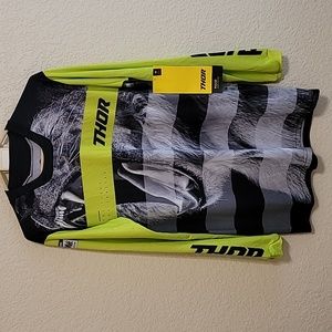 Men's sz medium Thor Motocross Racing Graphic Long Sleeve Shirt NWT.